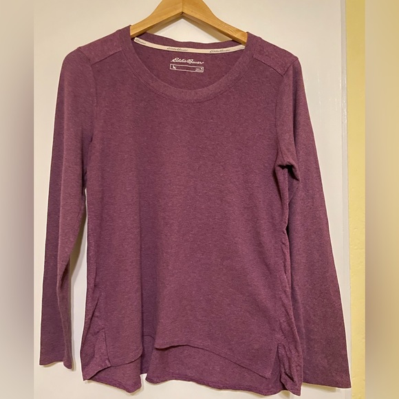 Long sleeve Eddie Bauer Crewneck knit tee - Picture 1 of 5